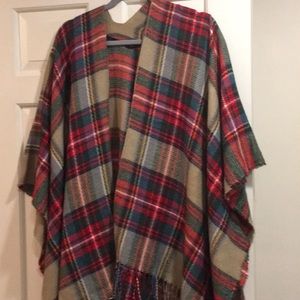 Plaid wrap